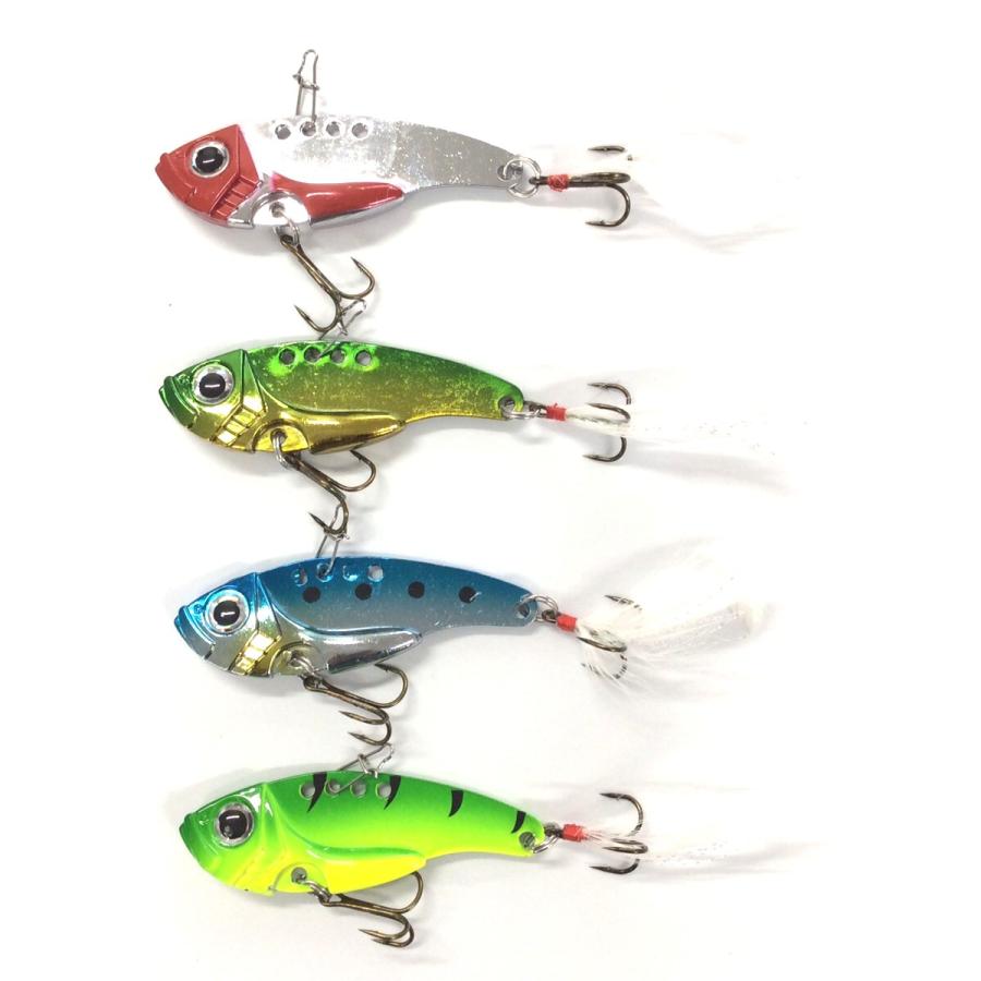 オルルド釣具 メタルバイブ 7cm 20g 4個セット バイブレーション