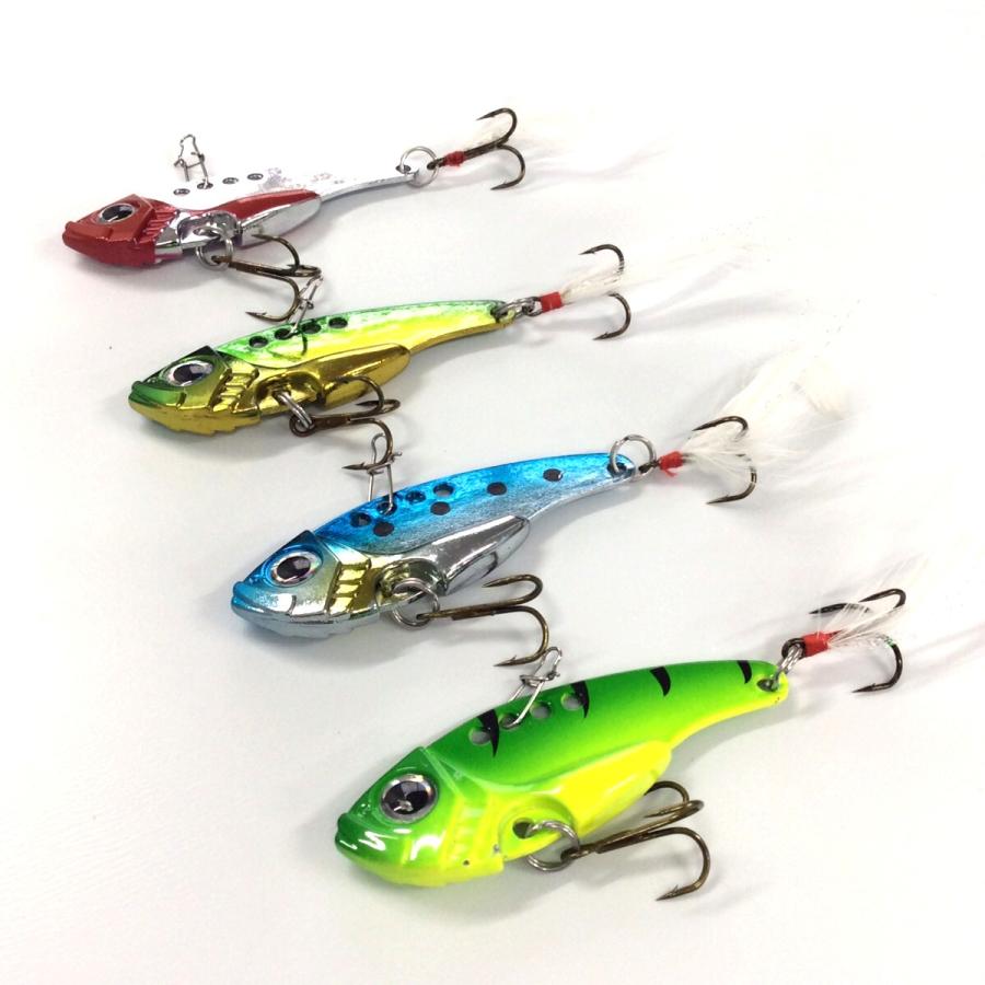 オルルド釣具 メタルバイブ 7cm 20g 4個セット バイブレーション