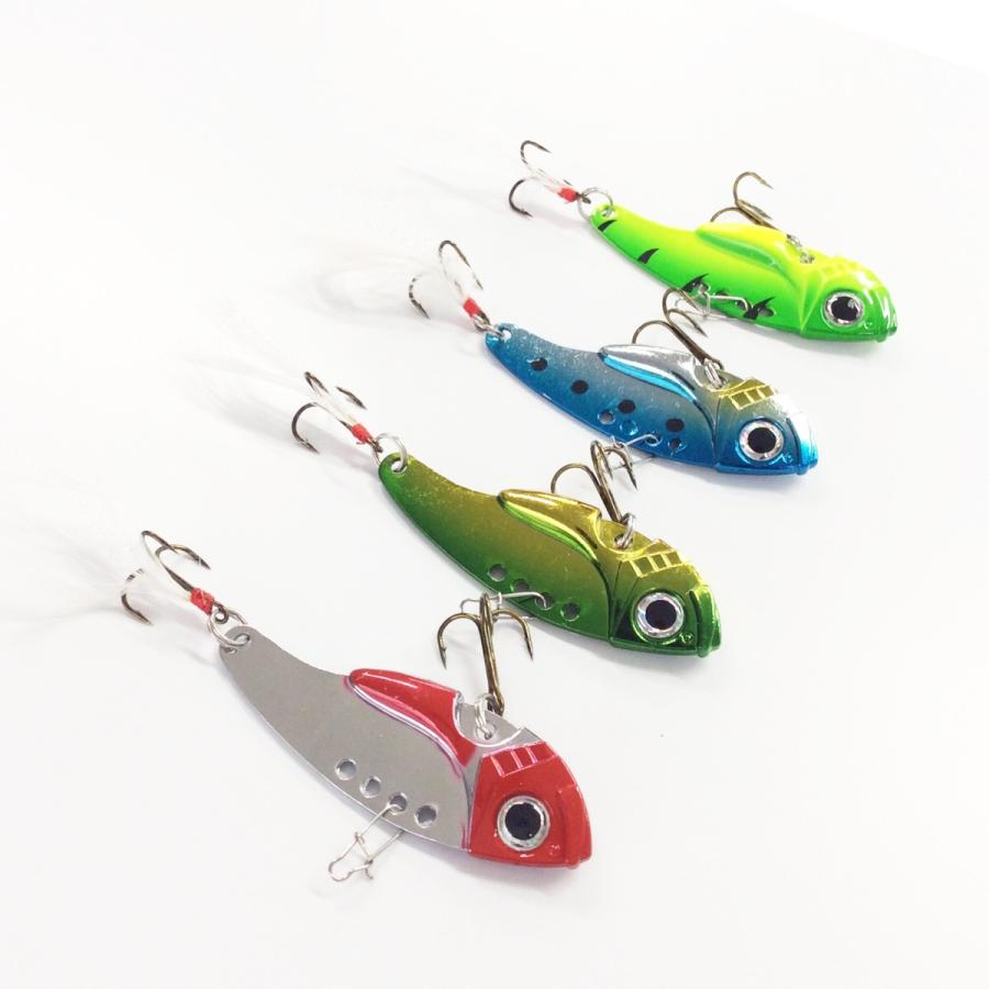 オルルド釣具 メタルバイブ 7cm 20g 4個セット バイブレーション