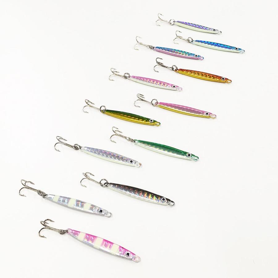 オルルド釣具 メタルジグ 3g 6g 9g 12色セット ルアーセット ルアー