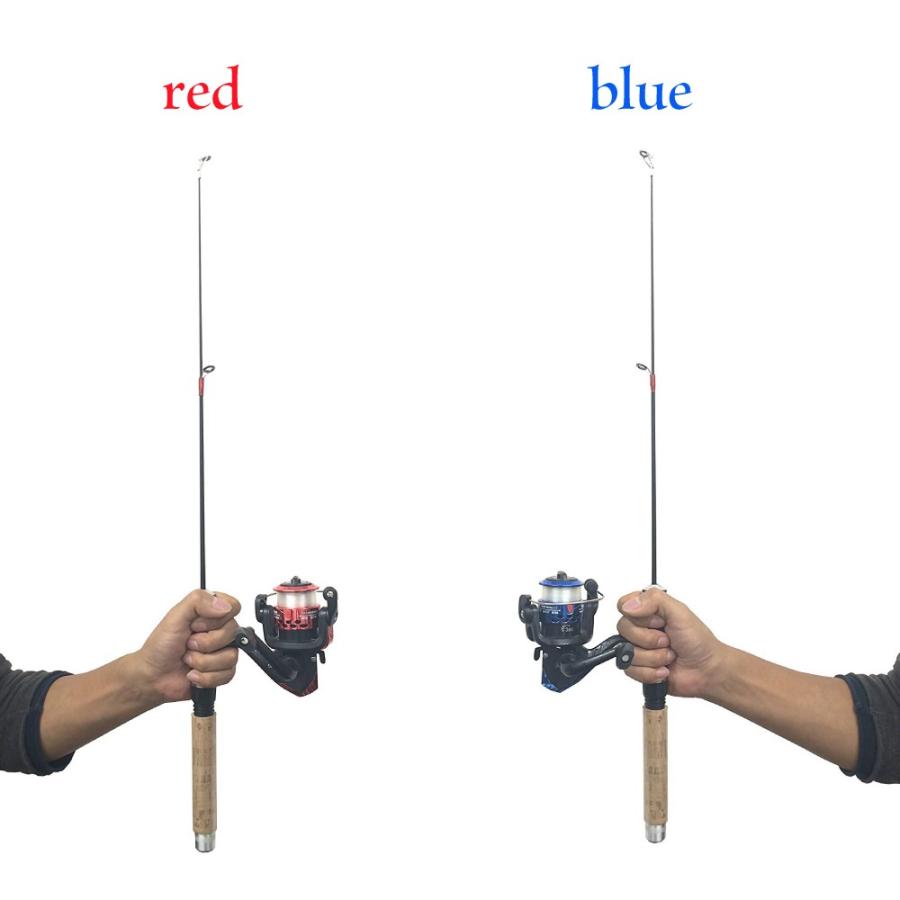 オルルド釣具 スピニングリール ロッド セット 3号糸付 超コンパクト