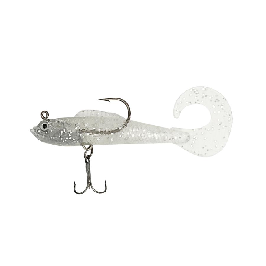 オルルド釣具 ソフトルアー 9cm 9.5g 4色 4個セット スイムシャッドA