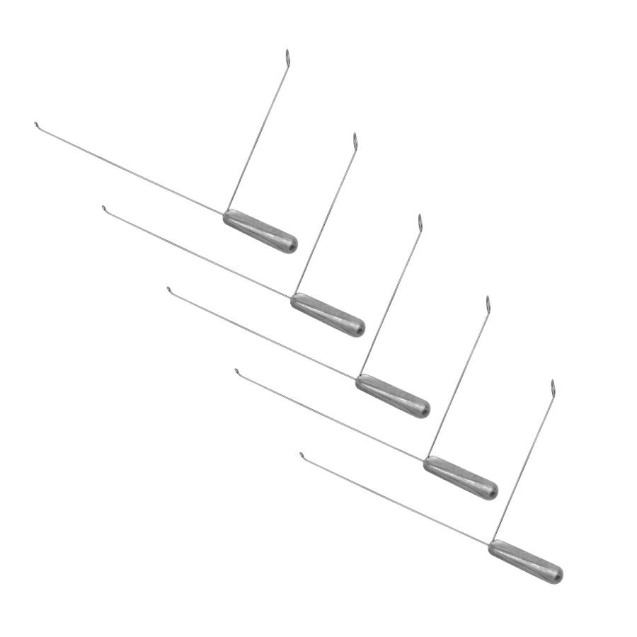 オルルド釣具 天秤 おもり 遊動式 L型天秤 20号 5個セット ノーマル