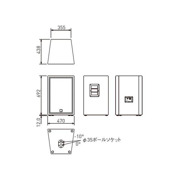 JBL（ジェイビーエル） JRX215 (1本) ◇ フルレンジスピーカー