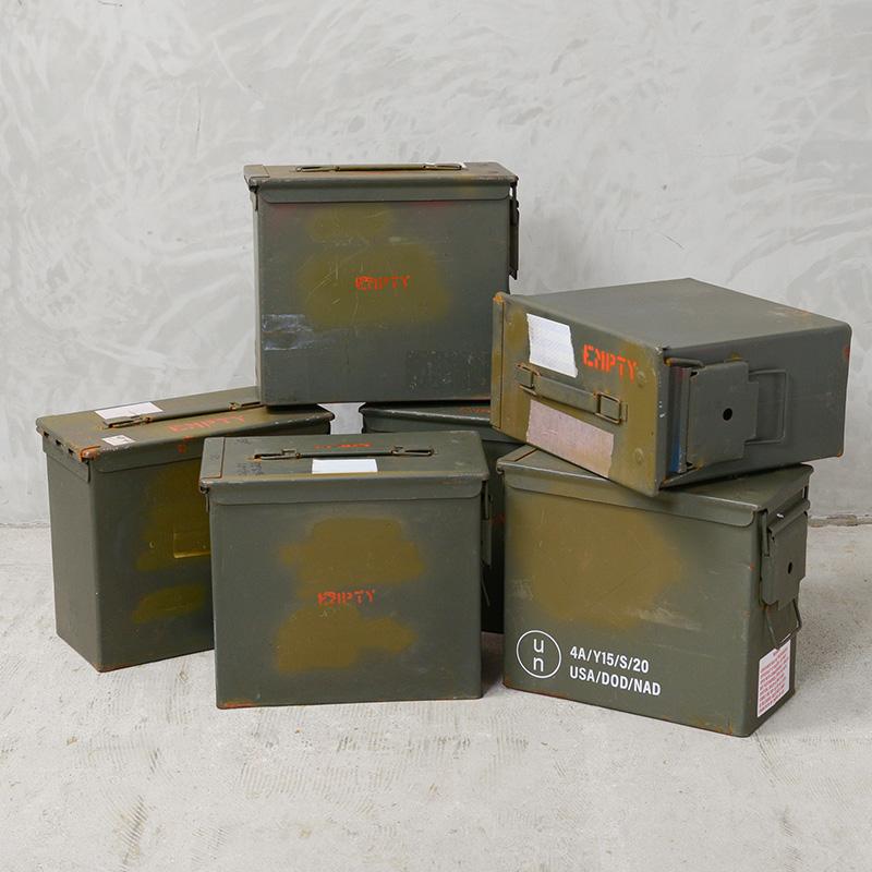 MILITARY（ミリタリー） 実物 USED 米軍 PA19 F/FUZE AMMO CAN アンモ