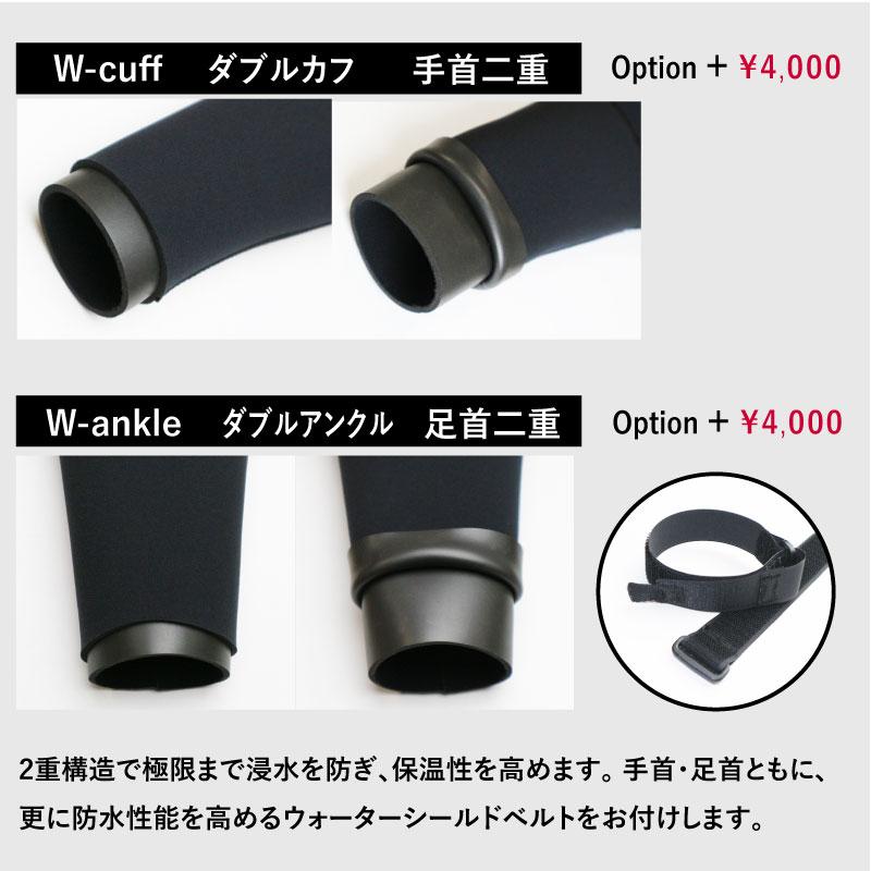 ウェットスーツ セミドライ 5mm 3mm 最新モデル クロスジップ