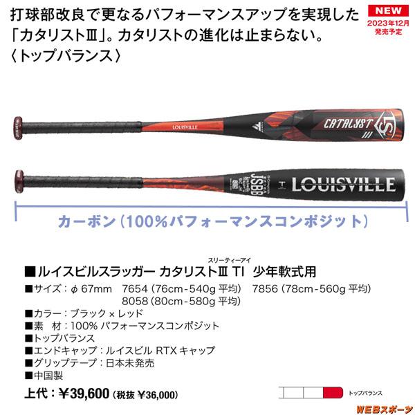 ルイスビルスラッガー 2024ルイスビルスラッガー カタリスト3 TI 学童