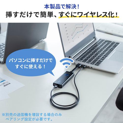 サンワサプライ 4K対応ワイヤレスHDMIエクステンダー VGA-EXWHD12
