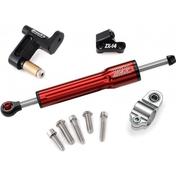 Brock's ブロックス ステアリングダンパー カラー：レッドアルマイト