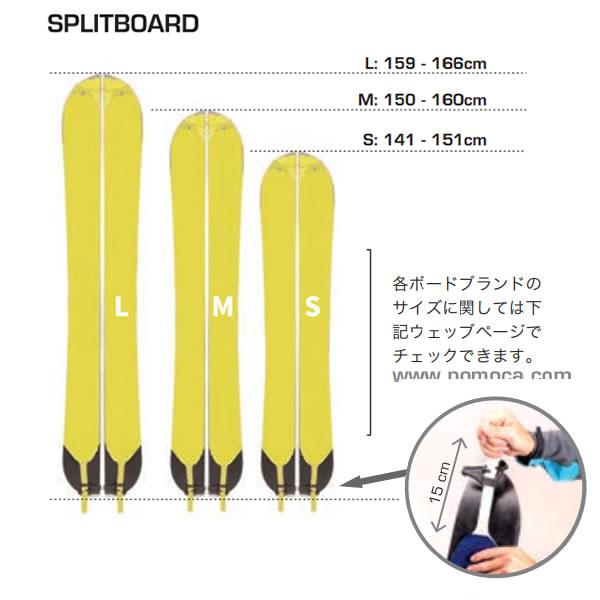 ポモカ スプリットボード シール POMOCA SPLITBOARD EXPLORE 幅145mm