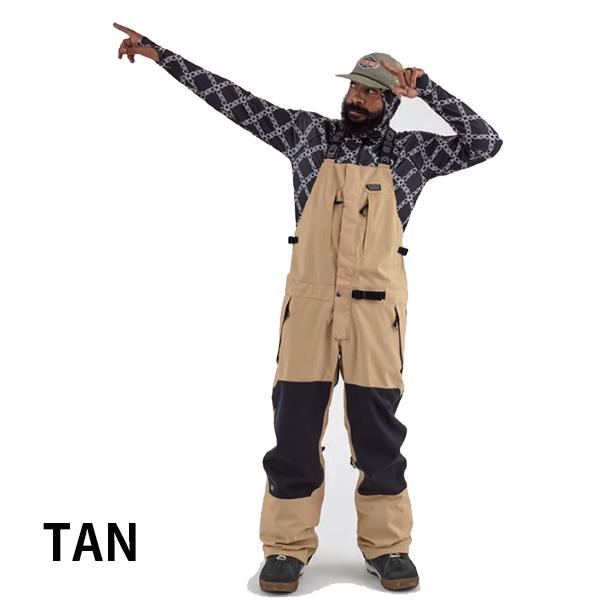 エアブラスター ウェア メンズ 24-25 STRETCH KRILL BIB -pant / TAN