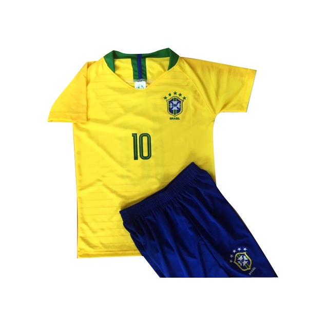 ユニフォーム 子供 サッカー ネイマール＃10 ブラジル代表(ホーム)18