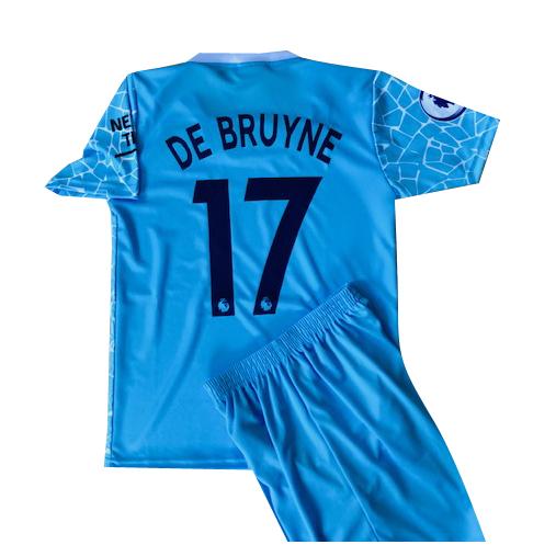 デ・ブライネ＃17 マンチェスターシティ(ホーム)20/21 子供用上下