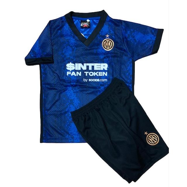 21/22-インテル(ホーム)子供用上下セット サッカー レプリカ