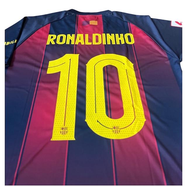 ロナウジーニョ背番号10 バルセロナ ホーム 25/26 レプリカ
