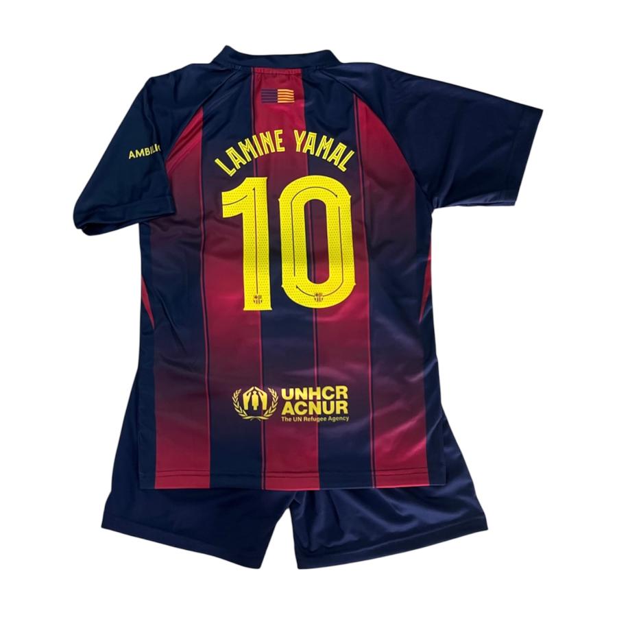 ヤマル背番号10 バルセロナ ホーム 25/26 レプリカユニフォーム 子供用