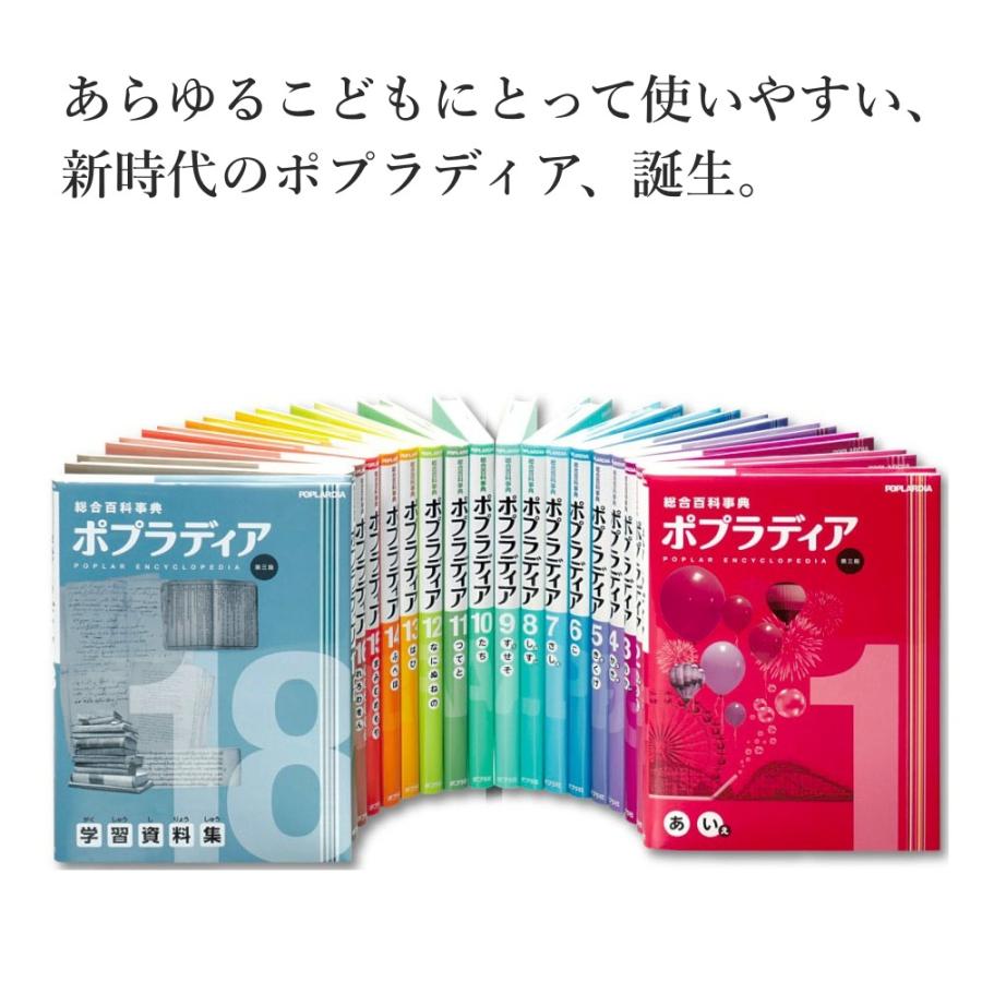 総合百科事典 ポプラディア 第三版 全18巻 ポプラ社 秋山仁・阪上順夫