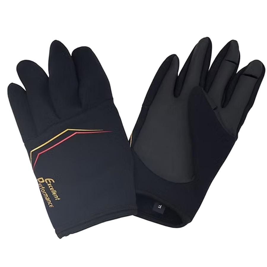 エクセルX'SELL CF-775 ネオプレーングローブ5本指付3本指出し 釣リ用