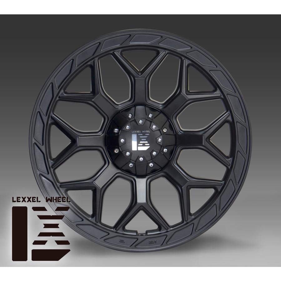20インチ LEXXEL InFerno インフェルノ マットブラック 20x9.0+40 127