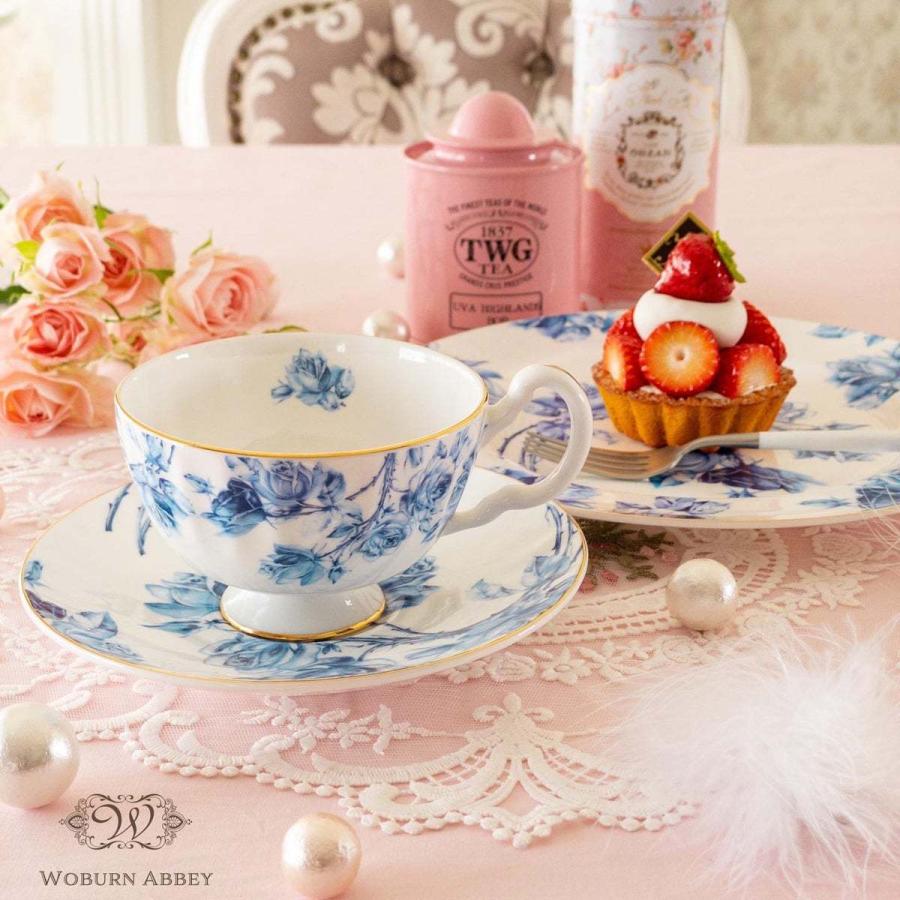 Aynsley 正規輸入品 エインズレイ エリザベスローズ ブルー 中皿 リム