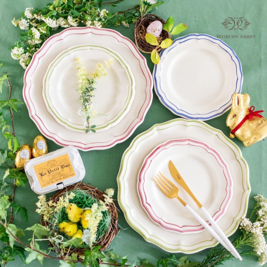 GIEN 正規輸入品 ジアン フィレ ヴェール 中皿 大皿 プレート 23.2cm