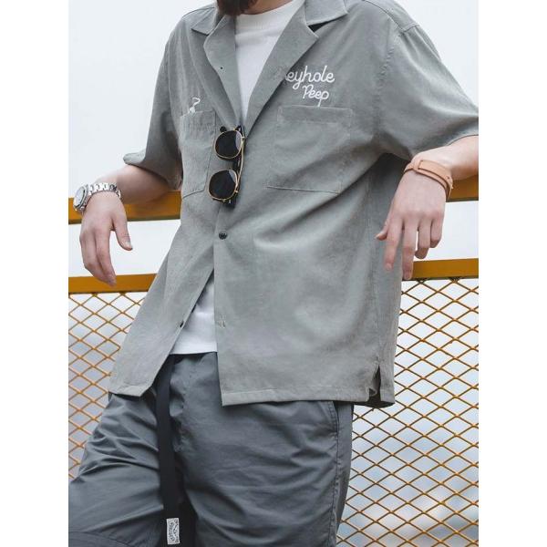 ボーリングシャツ アメリカン レトロ シャツ 開襟シャツ ボウリング