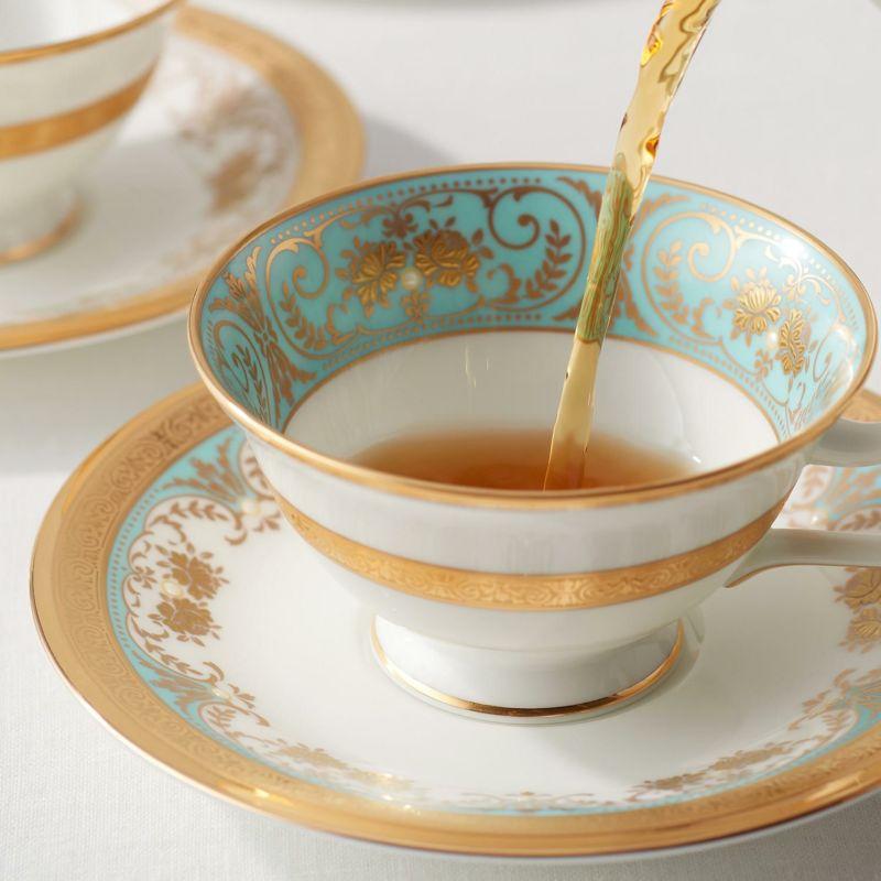 ノリタケ Noritake ジョージアンターコイズ ティー・コーヒー碗皿