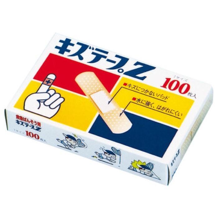絆創膏 キズテープZ Mサイズ 100枚入り 救急絆創膏 靴擦れ 半透明