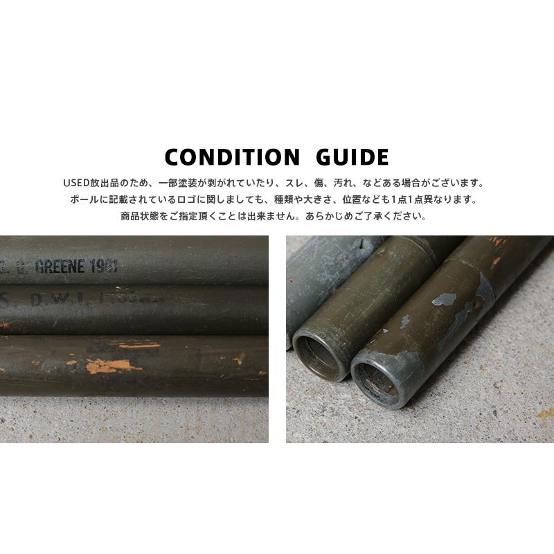 実物 USED 米軍 テント用ポール 3本組【クーポン対象外】【I