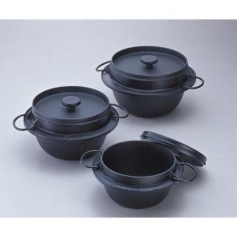 岩鋳製南部鉄器 ごはん鍋 5合炊 ※IH対応 ご飯鍋 : waitea.kobe