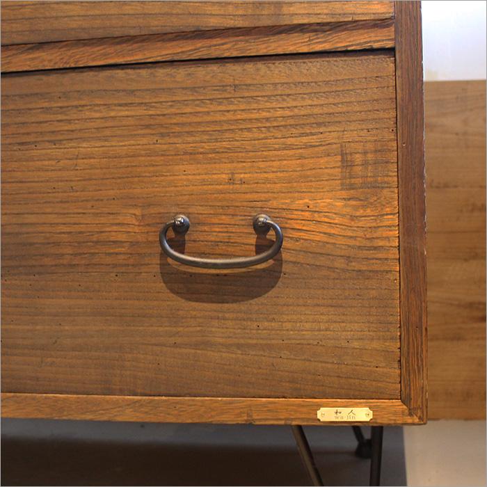 リメイク桐箪笥 チェスト 幅90cm 2段 和箪笥 アンティーク家具 和