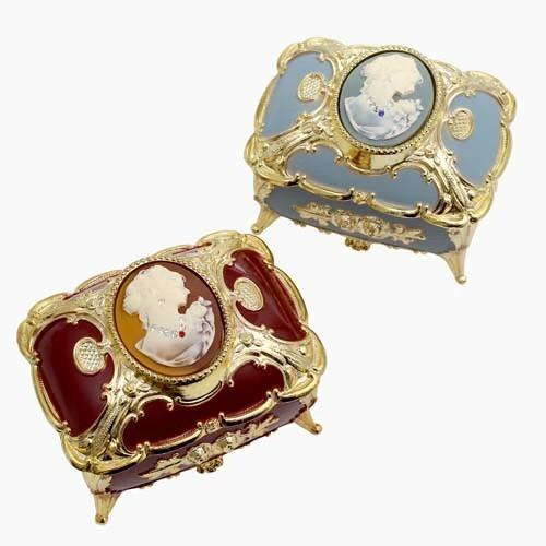 オルゴール ジュエリーボックス 宝石箱 ジュエリーケース カメオ CAMEO