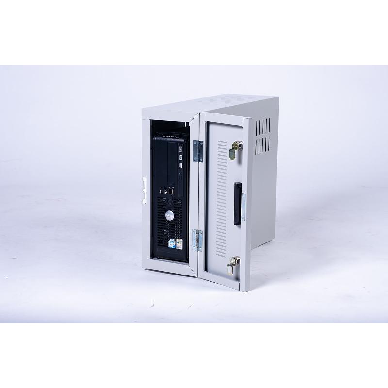 セキュリティボックス S PCケース 排熱 盗難防止鍵付き CPU パソコン