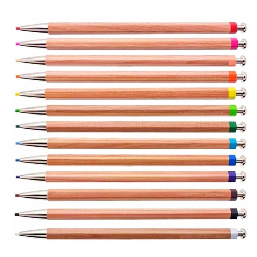 北星鉛筆 大人の色鉛筆 13 OTP-IE13 19000 シャープペン 13色セット