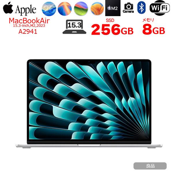 MacBook Air 【中古パソコン】Apple 15.3inch MQKR3J/A A2941 2023 OS