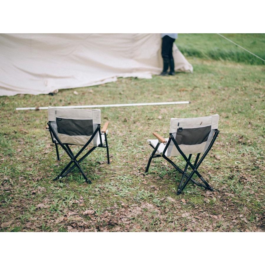 snow peak（スノーピーク） ローチェアショート アイボリー : ウィンズ