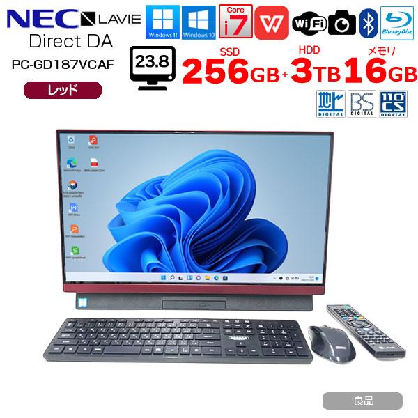 NEC Direct DA PC-GD187VCAF 中古 一体型デスク 地デジ Office Win10