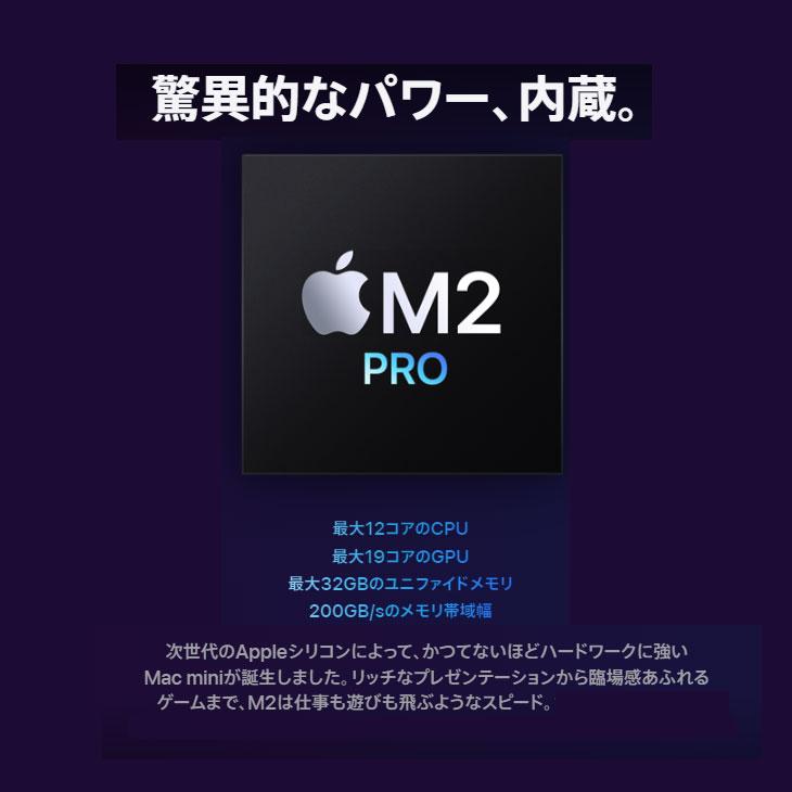 Mac mini 【未開封】Apple MNH73J/A A2686 M2 Pro 2023 小型デスク