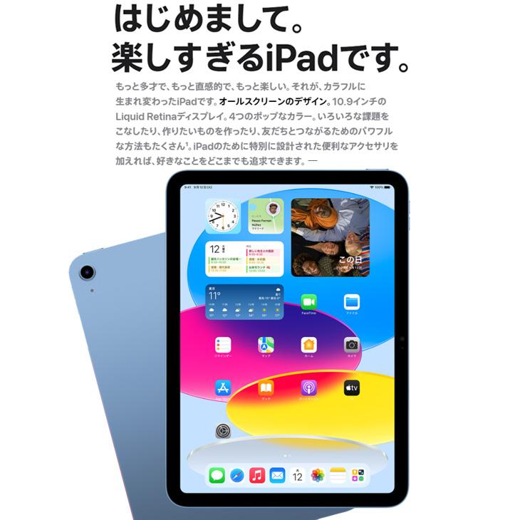 iPad 【中古パソコン 今だけモバイルバッテリー付】Apple iPad10 第10