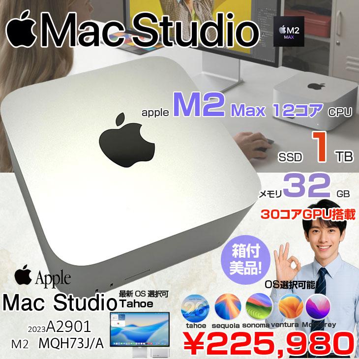 Mac mini Apple Studio MQH73J/A A2901 M2 Max 2023 小型デスク 選べる