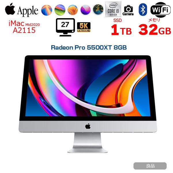 iMac（Apple） Apple iMac 27inch MXWV2J/A A2115 5K 2020 一体型