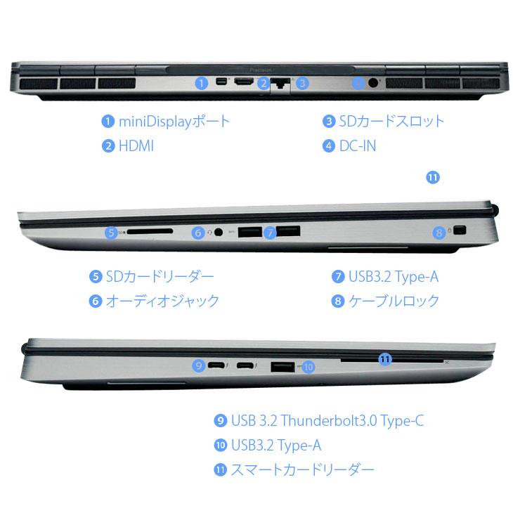 DELL（デル） 【中古パソコン】DELL 17.3型 PRECISION 7750 中古