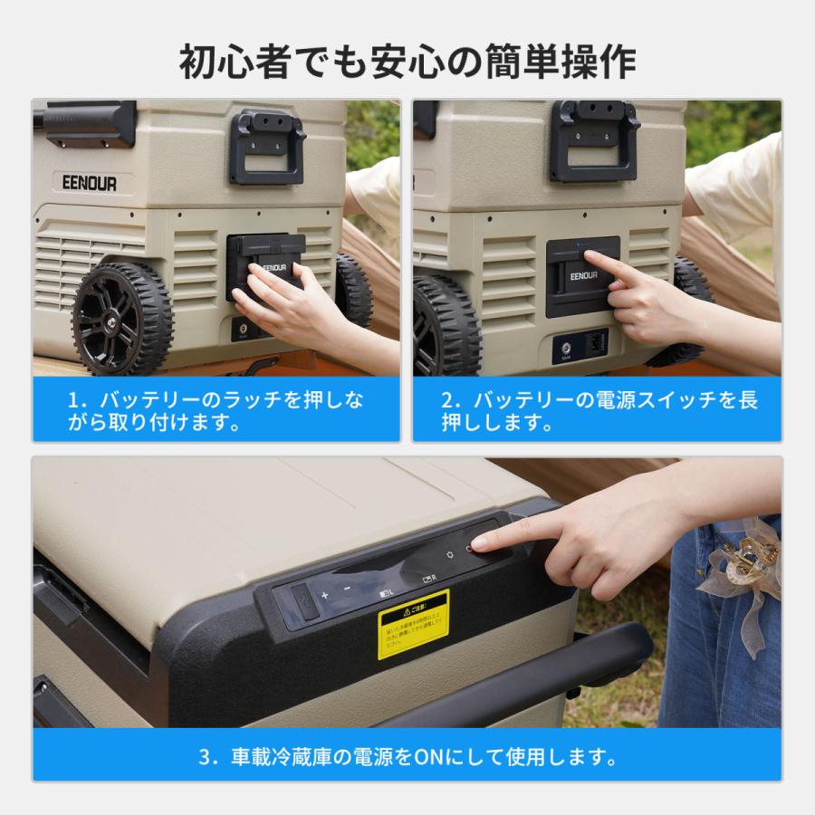 EENOUR 冷蔵庫用バッテリー TAWシリーズ専用バッテリー 車載冷蔵庫