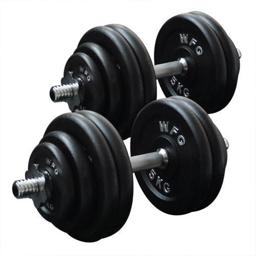 WILD FIT（ワイルドフィット） ダンベルセット 60kg アイアン / 筋トレ