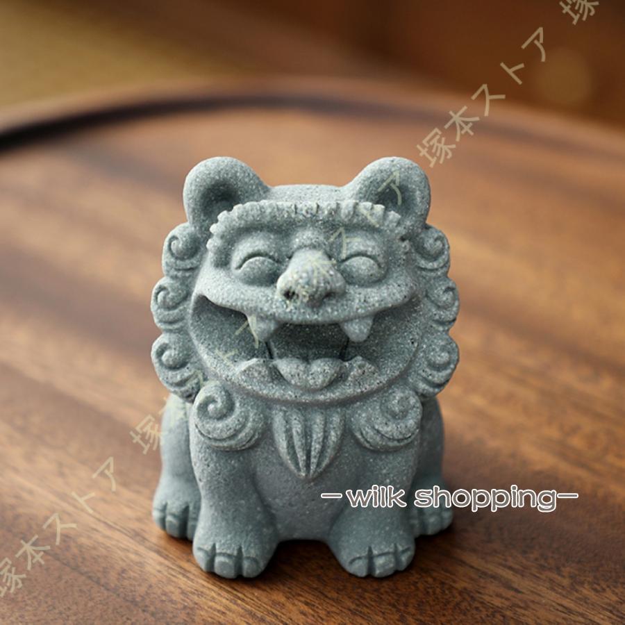 かわいい シーサー 置物 玄関 土産 ペア 招財風水開運 新築祝い 開店