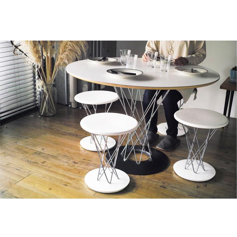 イサム・ノグチ ダイニングテーブルセット 5点セット サイクロン