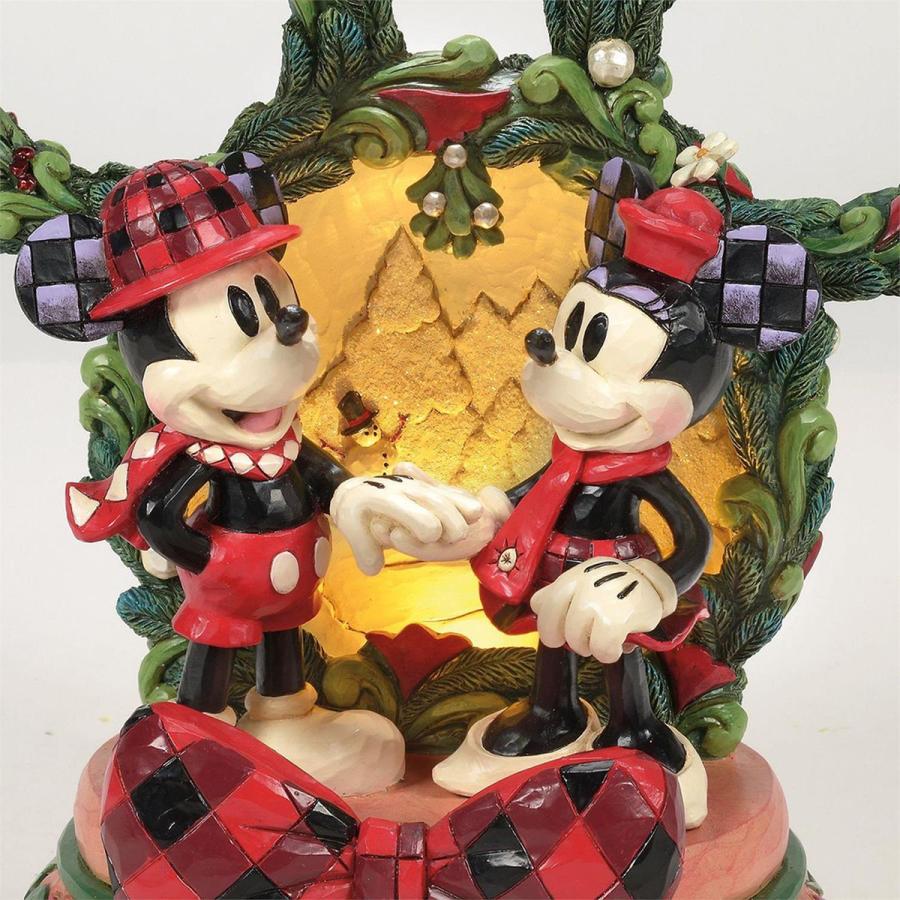 Disney（ディズニー） ミッキー&ミニー LEDジオラマ 19.4cm クリスマス