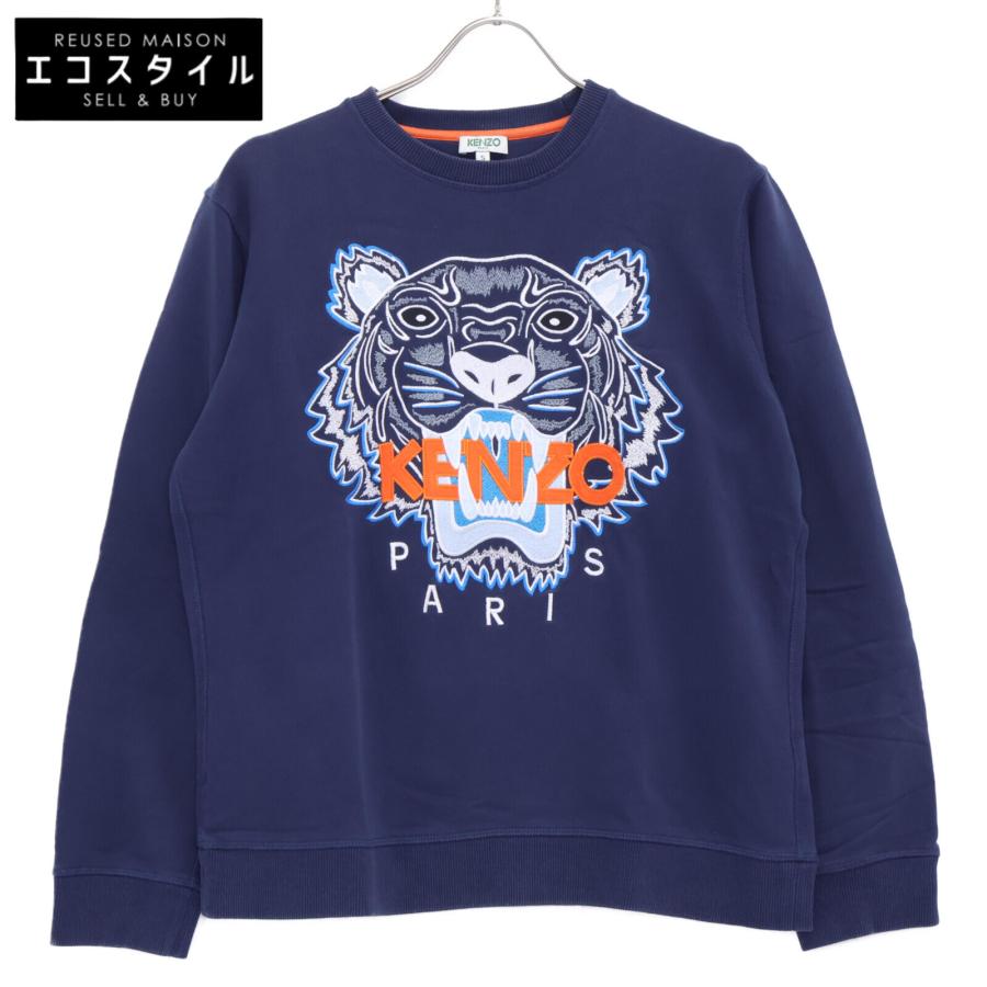 KENZO（ケンゾー） ネイビー タイガー刺繍 スウェット ネイビー S