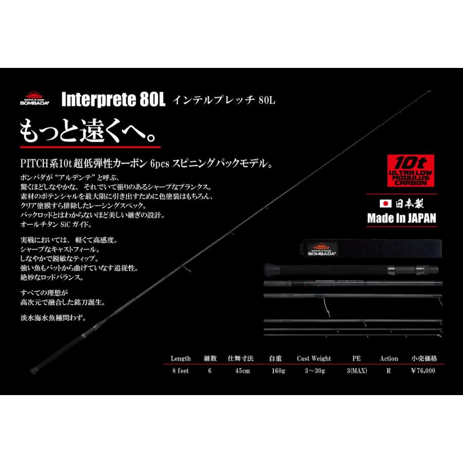 BOMBADA（ボンバダ） ボンバダアグア インテルプレッチInterprete 80L