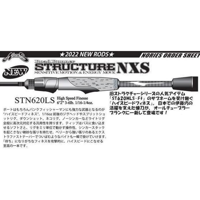 ロードランナー ノリーズ ロードランナーストラクチャーNXS STN620LS